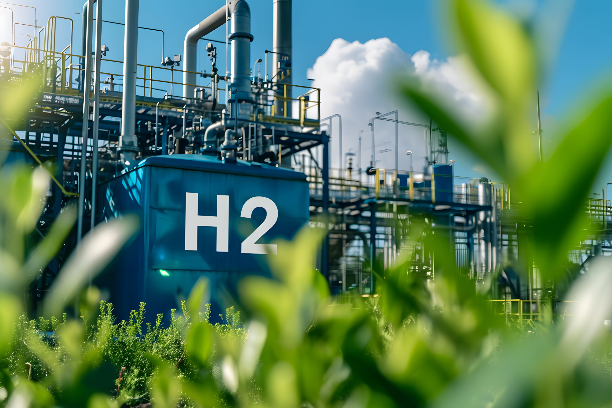 CFD model of refuelling through the entire equipment of a hydrogen refuelling station Image