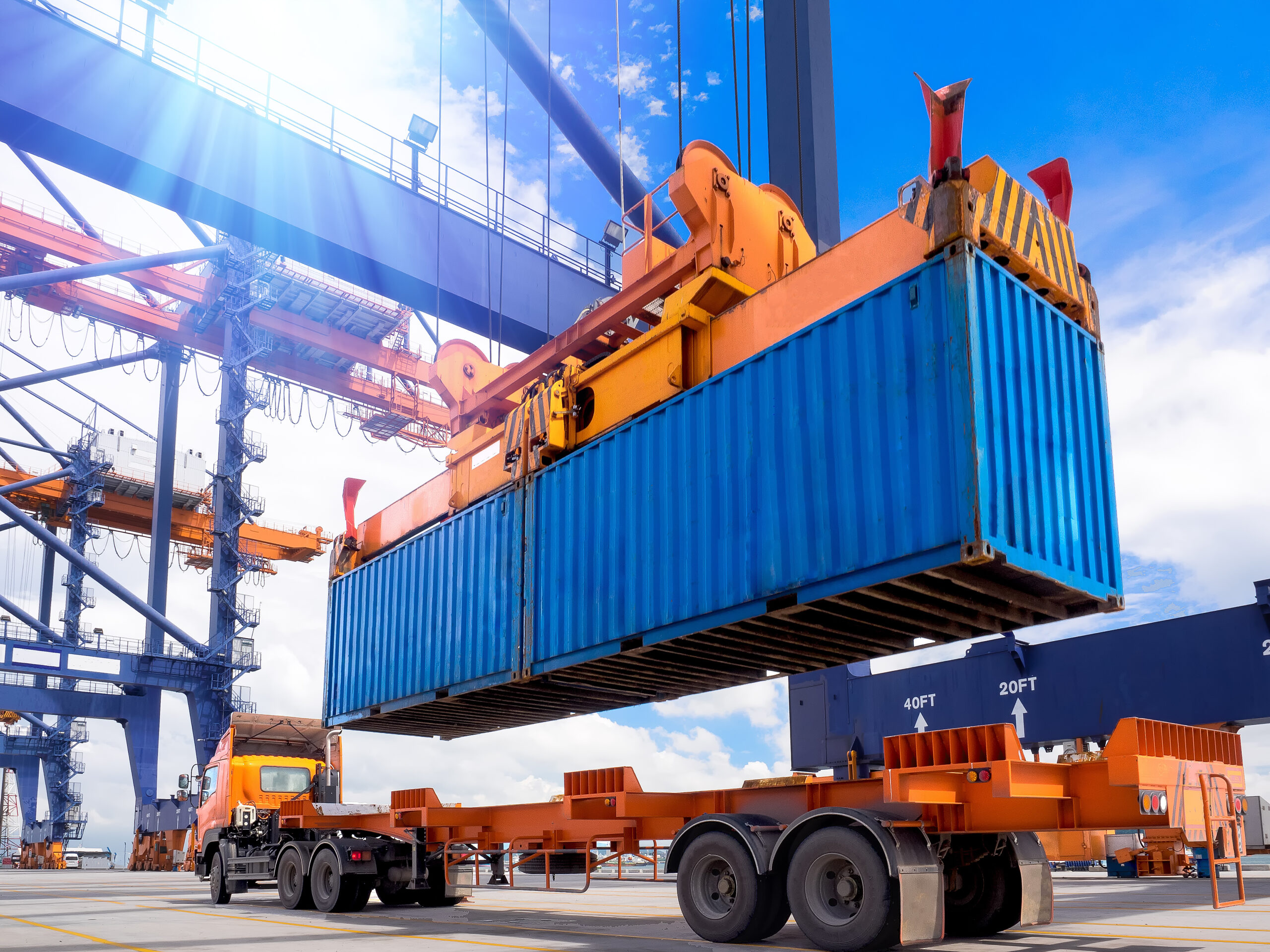 Integrated scheduling of gantry cranes, container trucks and yard cranes in on-dock railway operation areas at multimodal container ports Image